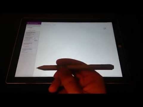 Surface Pro 3 : Pen writing and drawing demo ( Digitizer Stylus )
