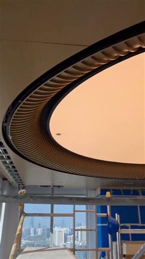 Translucent Stretch Ceiling with LED Backlight