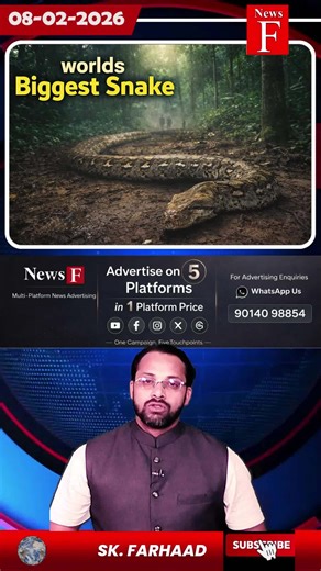 News F on Instagram: "World’s Longest Python Found, 23 Feet Record Shocks Planet #Python #snake #wildlife #BigSnake"