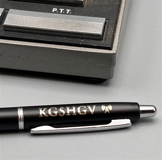 Personalized HAM Radio Logging Pen (black Ink) - Etsy