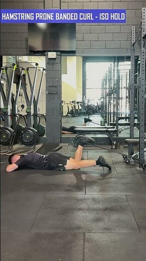 Hamstring Prone Banded Curl ISO Hold