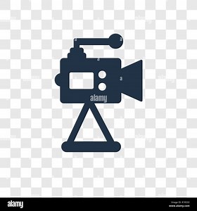 Video Camera vector icon isolated on transparent background, Video Camera transparency logo concept Stock Vector Image & Art - Alamy