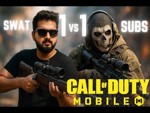 COD Mobile LIVE | 1v1 with subs