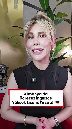 Almanya'da Ücretsiz İngilizce Yüksek Lisans Eğitimi