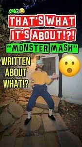 What “The Monster Mash” Is REALLY About 🫣 🤣 🙈