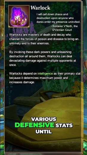 Warlock Class Guide: What is the Best Solo Class in Everquest 2? #shorts