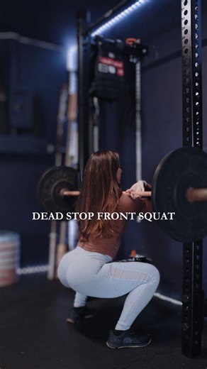 The dead stop front squat, is especially effective for increasing strength at the sticky point of the front squat. It’s a powerful tool for developing strength where muscles are most stretched at the bottom of the squat, all without relying on any bounce for assistance. Also a great option when dealing with some injuries. Integrate pin squats into a varied squat regimen, balancing them with full range squats to maintain overall motion and elasticity. ✅Here’s how to incorporate it into your routi