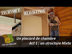Woodworking - Building a mixed-structure closet act 1