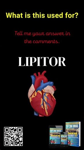 Top 200 Drugs: Lipitor & its Uses, Benefits & Details! #shorts