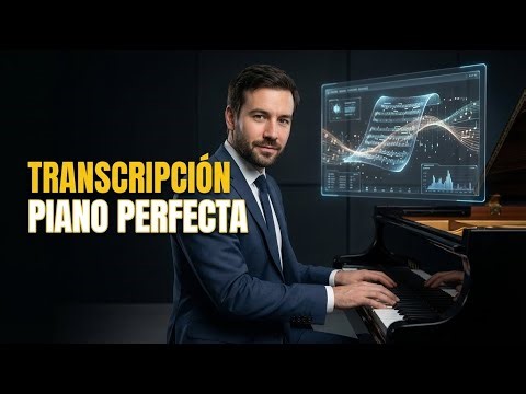 ¡TRANSCRIPCIÓN de PIANO AUTOMÁTICA y PERFECTA con INTELIGENCIA ARTIFICIAL!