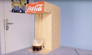 Make your own soda fountain out of cardboard | Arduino Blog