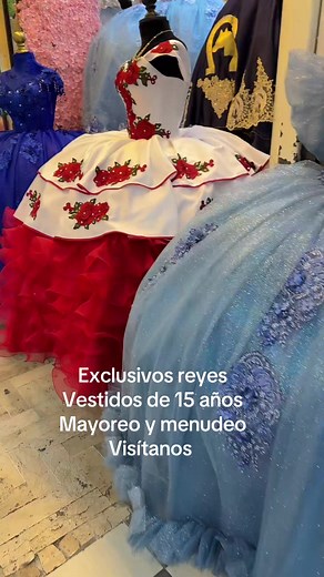 Vestidos de 15 años charros exclusivos para niñas
