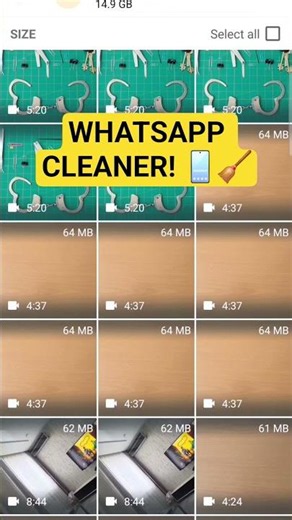 How to Free Up 15 GB of WHATSAPP Storage Fast! 🤯🧹