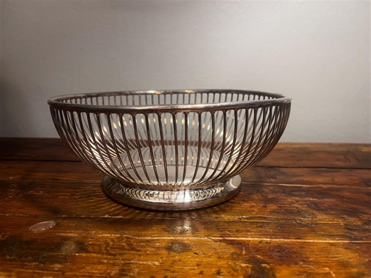 Vintage Gorham Silver-plated Small Breadbasket – Wired Design - Etsy