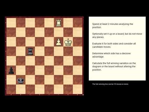 Deep Calculation Chess Puzzles #63