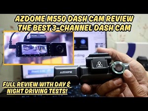 AZDOME M550 Dash Cam Review – The Ultimate 3-Channel Dash Cam for Day & Night Driving!