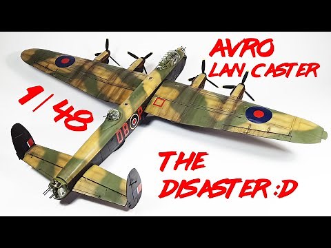 Avro Lancaster Tamiya 1/48 Full build + Painting + weathering.
