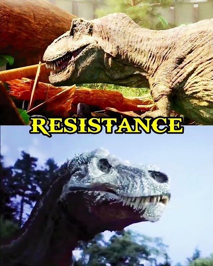 New Dino Battle - Rexy vs Stumpy #dinobattles