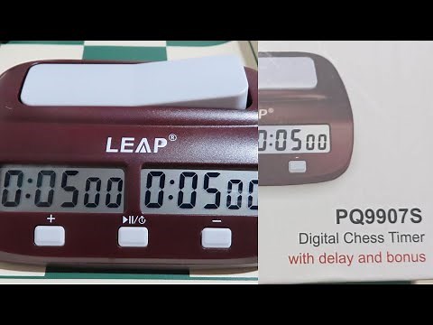 How to Set Digital Chess Timer ( LEAP BRAND )
