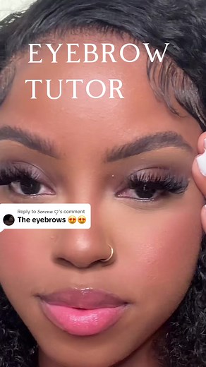 Replying to @𝑺𝒆𝒓𝒆𝒏𝒂 ꨄ gave yall the teaaa on my brows !! 🎀 #eyebrowtutorial