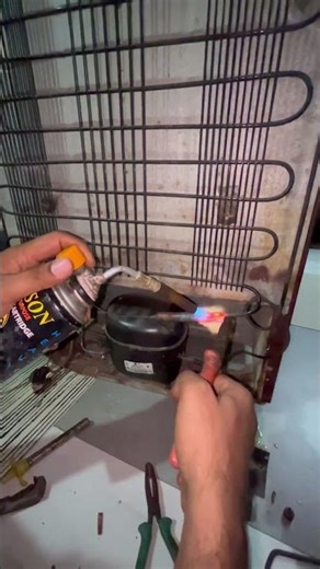Refrigerator Dryer Remove Technician Work #appliancerepair #fridgerepair #acrepair #appliances