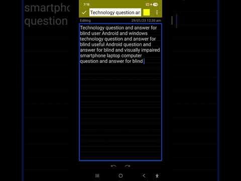 Q and A249 for blind separate app sound PDF OCR 3D audio smart watch iphone voice announce caller