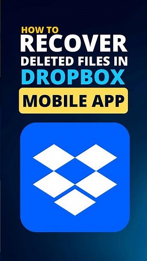How to Effortlessly Recover Deleted files in Dropbox Mobile app