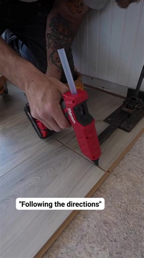 I'm installing floor correctly and I've been doing this for over 10 years and no one does it this good! Home improvement project DIY tips and tricks #house #construction #carpentrytips #ad #howto #sponsored #fyp #contractor #shorts #DIY #diyprojects | Excellent Laborer