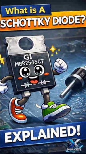 Why Schottky Diodes Are So FAST! 🚀 #electronics