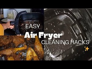 How to Clean an Air Fryer PROPERLY ✨️| Easy & Quick Deep Cleaning Tips!