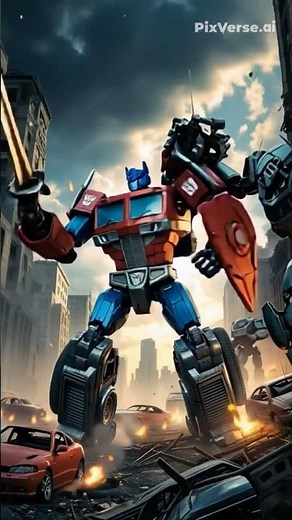 Optimus Prime vs Megatron — The Final Cybertron Showdown #optimusprime #transformers
