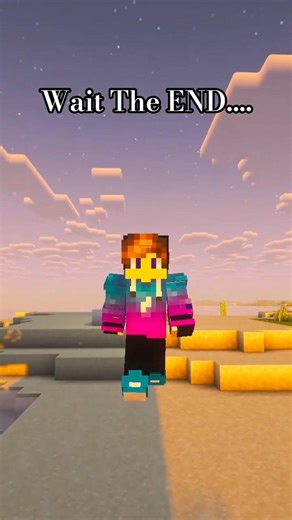 Wait The END...... #minecraft #shorts