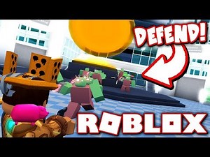 Defend the CORE from the ZOMBIE APOCALYPSE!! (Roblox Zombie Blitz)