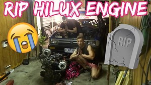 Hilux Drift Build Ep7: RIP 22R...