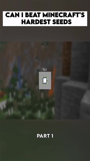 "Can I Beat Minecraft's Hardest Seeds" #krazykai #minecraft #viral #ha...