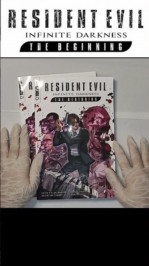 RESIDENT EVIL INFINITE DARKNESS - The Beginning Comic Unboxing