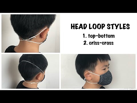 How to relieve pressure off your ears when wearing a mask! Do the head loop!