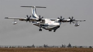World´s largest amphibious aircraft takes off in China