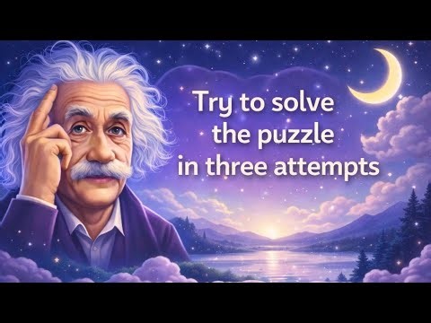 Can You Solve This Puzzle in 3 Tries? Only Geniuses Will Get It! 🧠✨