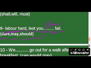 MODAL ।। Class 9,10,11,12th ।। PRACTICE