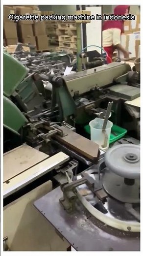 Cigarette packing machine in indonesia