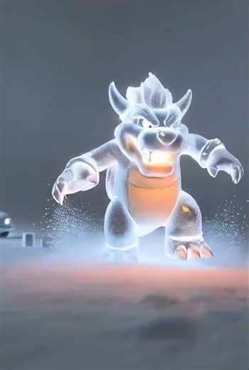 Watch Bowser Destroy This Car With His Fire Breath