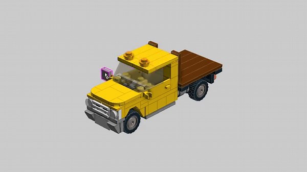 LEGO Flatbed Truck MOC Building Instructions