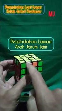 PLL RUBIK 4x4x4 Professor Permutation Last Layer with easy to understand formulas