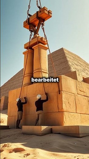 Wie wurden die ägyptischen Pyramiden erbaut? #geschichte #ägypten
