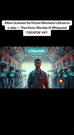 Aliens Scanned the Human Mechanic’s Blood as a Joke — Then Every Warship AI Whispered 'CREATOR' HFY | A Short Sci-fi Story #hfyscifistories #scifishortstory #scifi #hfy