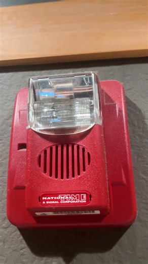 Horn strobe in bathroom bad idea