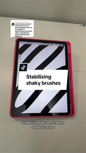 Stabilizing Procreate Brushes for Smooth Drawing