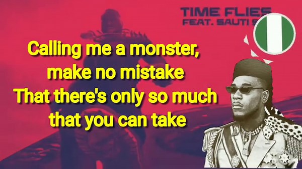 Burna boy Monster You Made feat Chris Martin Lyrics
