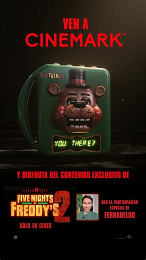 CinemarkCA on Instagram: "¿Quién más conoció Five Nights at Freddy’s gracias a @fernanfloo ? 凉  Ven a ver #FiveNightsAtFreddys2 en Cinemark y disfruta de un contenido exclusivo de la película de la mano del más crack de todos! "